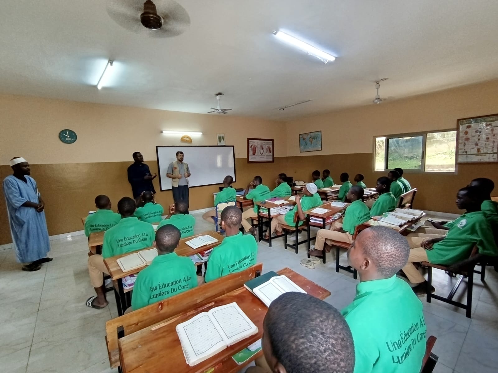 Child painting with paintbrush